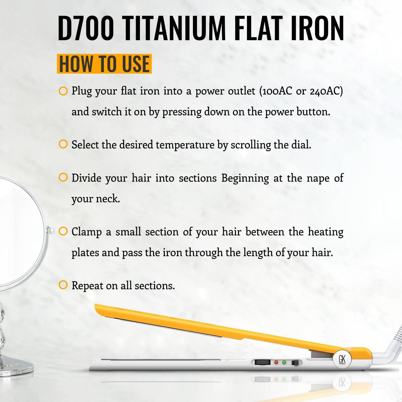 Titanium Flat Iron