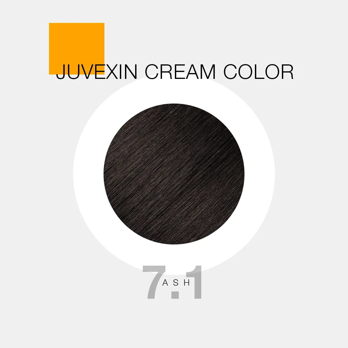 Juvexin Cream Color | 7.1 Ash hair color