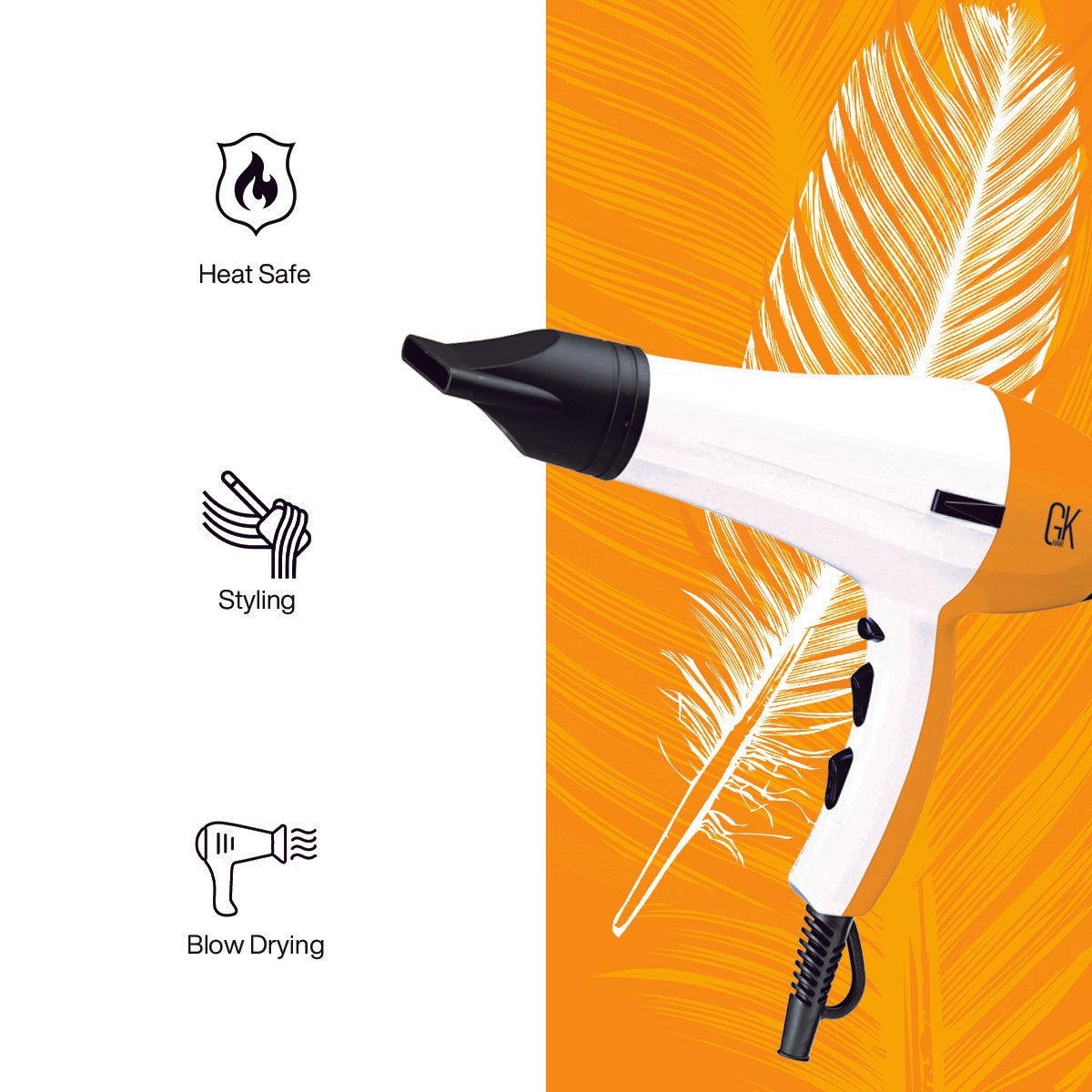 GK Hair Feather Light Blow Dryer