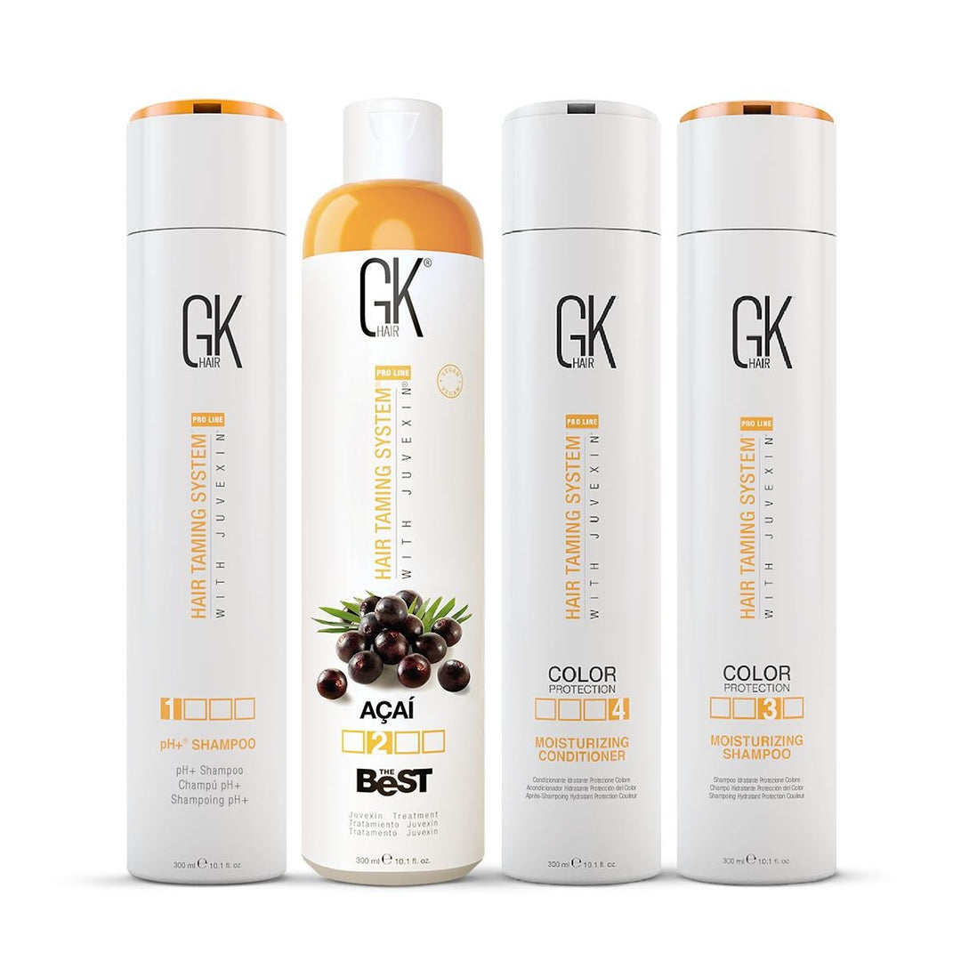 GK Hair Gel 3.4 Oz, hot fortified with Keratin -Creates Manageable Set of 6