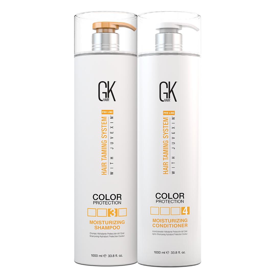 GK online HAIR Moisturizing Color Protection Shampoo & Conditioner 33.8 Oz Pack of 2